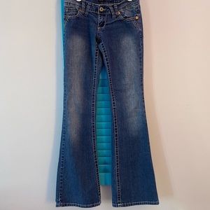 Low Rise Flare Jeans